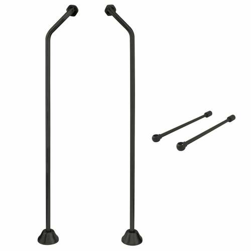 Kingston Brass CCK475 Vintage Double Offset Supply Line Wall Bracket, Oil Rubbed Bronze