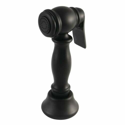 Kingston Brass CCRP1K0SPR Matte Black Vintage Kitchen Side Sprayer