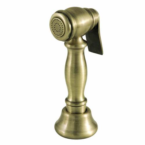 Kingston Brass CCRP1K3SPR Vintage Kitchen Side Sprayer in Antique Brass