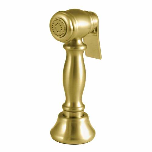 Kingston Brass CCRP1K7SPR Brushed Brass Vintage Kitchen Side Sprayer