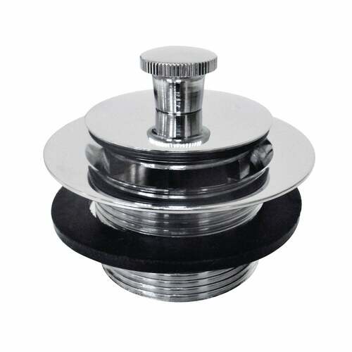 Kingston Brass DLL201 Brass Lift Lock Tub Drain - Polished Chrome