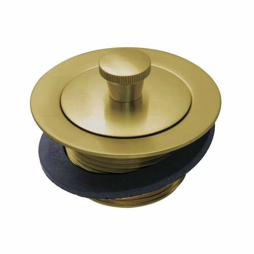 Kingston Brass DLL207 Brushed Brass Lift Lock Tub Drain
