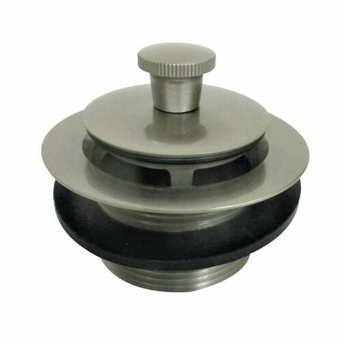Kingston Brass DLL208 Brass Lift Lock Tub Drain - Brushed Nickel