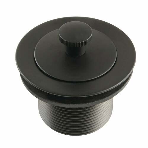 Kingston Brass DLL210MB Trimscape Matte Black Brass Lift Turn Tub Drain
