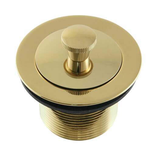 Kingston Brass DLL212 Trimscape Polished Brass Lift Turn Tub Drain