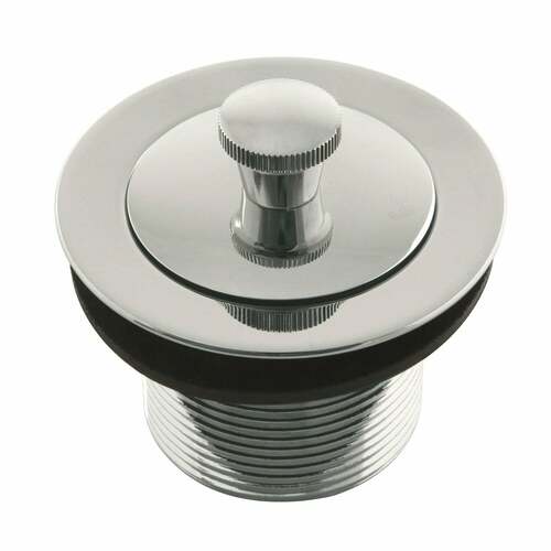 Kingston Brass DLL216 Trimscape Brass Lift Turn Tub Drain - Polished Nickel
