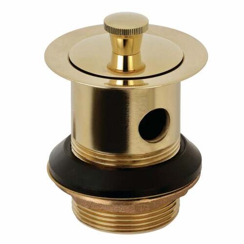 Kingston Brass DLL222 Brass Lift Lock Extended Drain with Overflow, Polished Finish