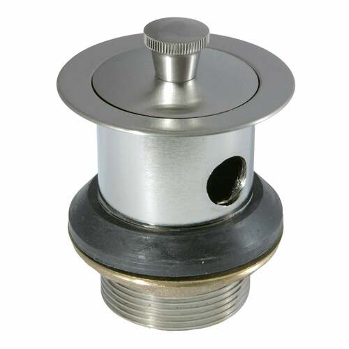 Kingston Brass DLL228 Brass Lift Lock Extended Drain with Overflow, Brushed Nickel