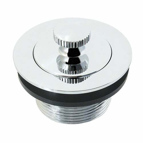 Kingston Brass DLT2081 Brass Lift Lock Bathtub Drain, 1-1/2 Inch, Polished Chrome
