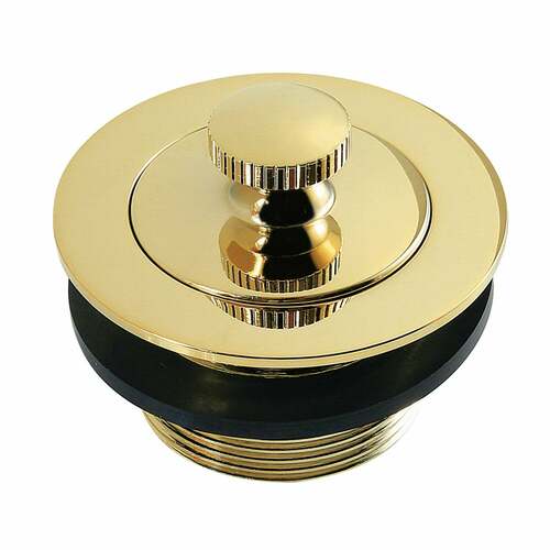 Kingston Brass DLT2082 Brass Lift Lock Bathtub Drain, 1-1/2 Inch, Polished Finish