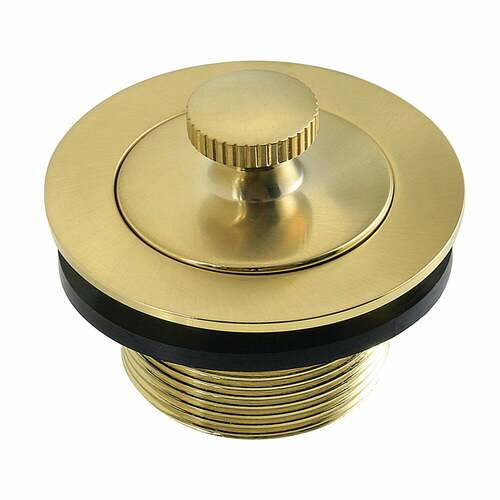 Kingston Brass DLT2087 Brushed Brass 1.5-Inch Lift Lock Bathtub Drain