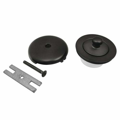 Kingston Brass DLT5301A0 Matte Black Twist Close Tub Drain Conversion Kit