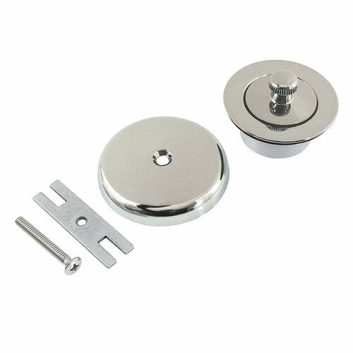 Kingston Brass DLT5301A6 Twist Close Tub Drain Conversion Kit, Polished Nickel