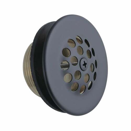 Kingston Brass DTL200MB Matte Black Tub Drain Strainer and Grid