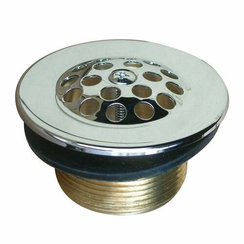 Kingston Brass DTL201 Polished Chrome Tub Drain Strainer and Grid
