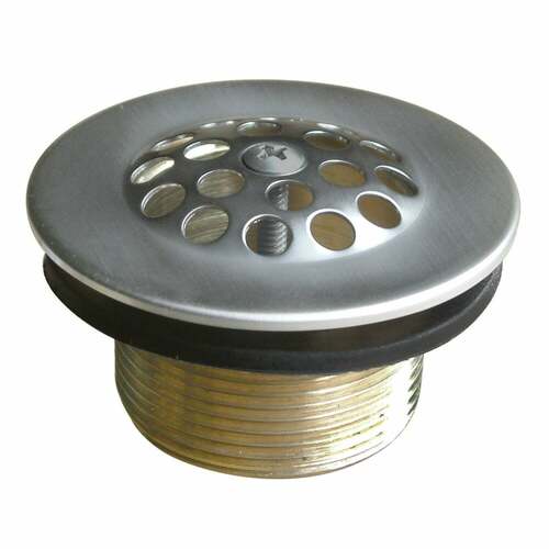 Kingston Brass DTL208 Brushed Nickel Tub Drain Strainer and Grid