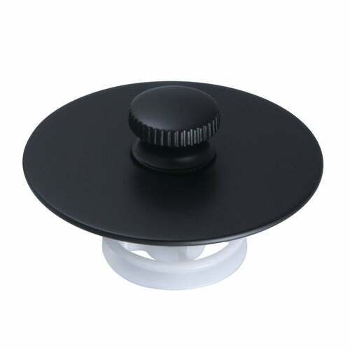 Kingston Brass DTL5304A0 Quick Cover-Up Matte Black Tub Stopper