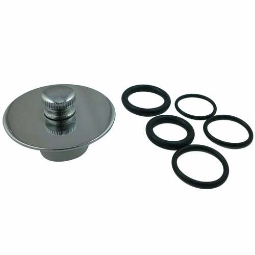 Kingston Brass DTL5304A1 Quick Cover-Up Tub Stopper - Polished Chrome