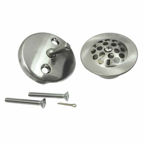 Kingston Brass DTL5305A8 Brushed Nickel Trip Lever with Grid Conversion Kit