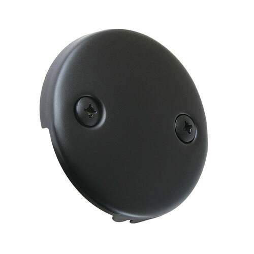 Kingston Brass DTT100MB Matte Black Bathtub Overflow Plate
