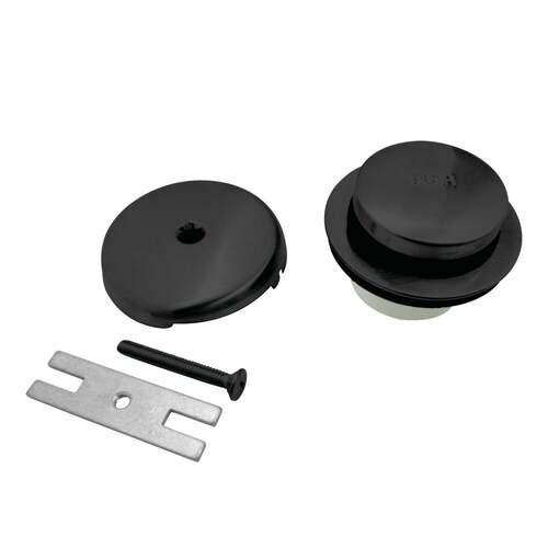 Kingston Brass DTT5302A0 Easy Touch Matte Black Toe-Tap Drain Conversion Kit