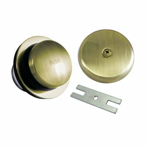 Kingston Brass DTT5302A3 Easy Touch Antique Brass Toe-Tap Drain Conversion Kit