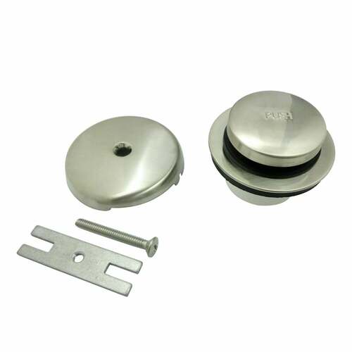 Kingston Brass DTT5302A8 Easy Touch Brushed Nickel Toe-Tap Drain Conversion Kit