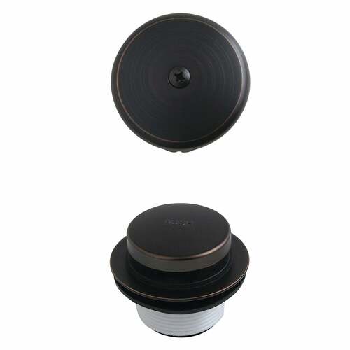Kingston Brass DTT5302ANB Trimscape Zinc Alloy Toe Touch Tub Drain Kit, Naples Bronze