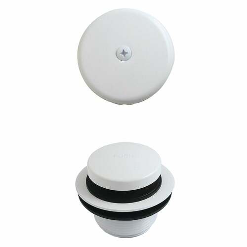Kingston Brass DTT5302AWH Trimscape Zinc Alloy Toe Touch Tub Drain Conversion Kit, White