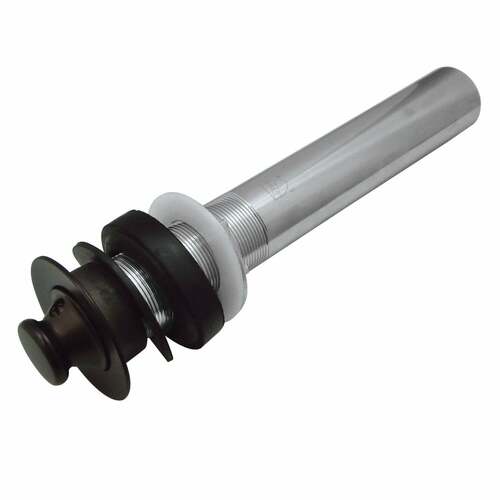 Kingston Brass EV3005 Lift Turn Sink Drain, 17 Gauge, Oil Rubbed Bronze, No Overflow