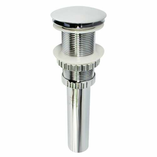 Kingston Brass EV8211 Fauceture Coronel Push Pop-Up Bathroom Sink Drain, Polished Chrome