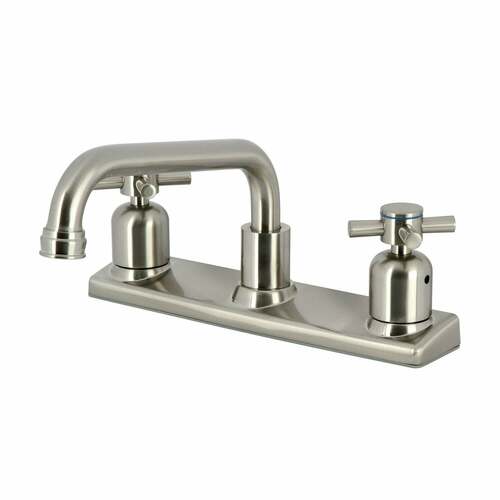 Kingston Brass FB2138DX Concord Brushed Nickel Double-Handle 8