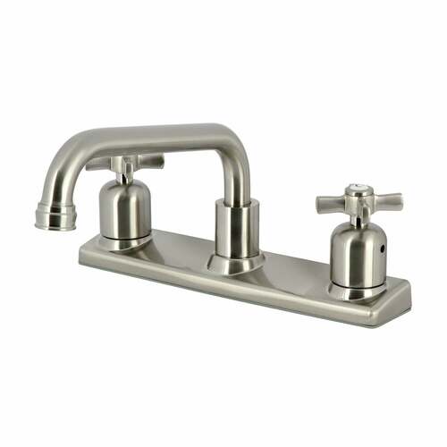 Kingston Brass FB2138ZX Millennium Brushed Nickel Double-Handle 8