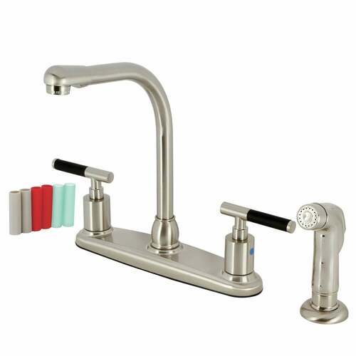 Kingston Brass FB758CKLSP Kaiser Double-Handle 8