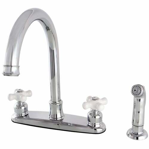 Kingston Brass FB7791PXSP Victorian Double-Handle 8