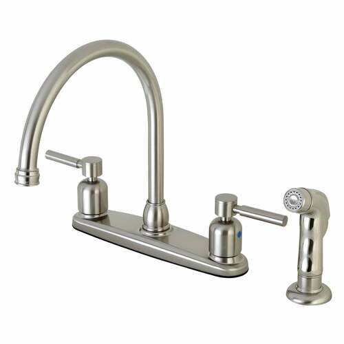 Kingston Brass FB798DLSP Concord Brushed Nickel Double-Handle 8