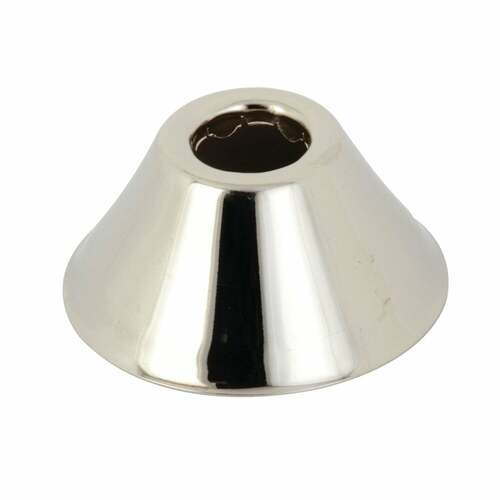 Kingston Brass FLBELL11166 Polished Nickel Bell Flange, 11/16