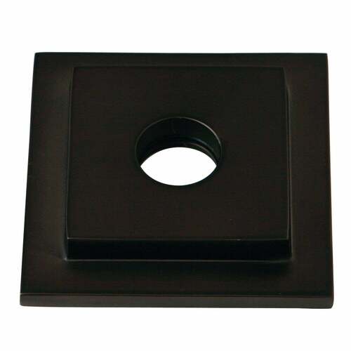 Kingston Brass FLSQUARE5 Claremont Square Shower Arm Flange, Oil Rubbed Bronze