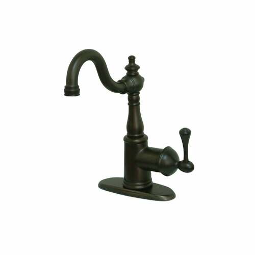 Kingston Brass FS7645BL English Vintage One-Handle Bathroom Faucet, Oil Rubbed Bronze
