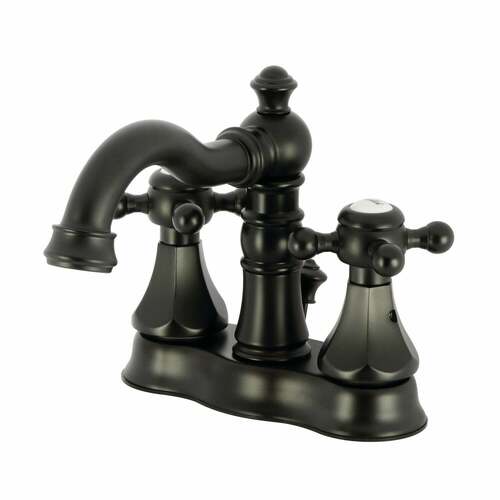Kingston Brass FSC1600BX Metropolitan Matte Black Double-Handle 4