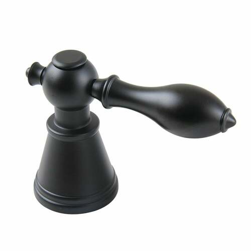 Kingston Brass FSCDH1970AL Matte Black Brass Lever Diverter Handle for Tub Shower Faucet