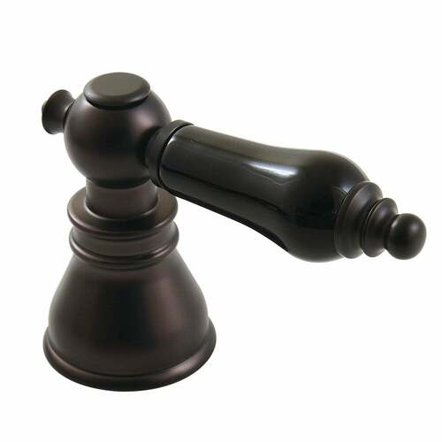 Kingston Brass FSCDH1975AKL Porcelain Lever Diverter Handle for Tub Shower Faucet, Oil Rubbed Bronze