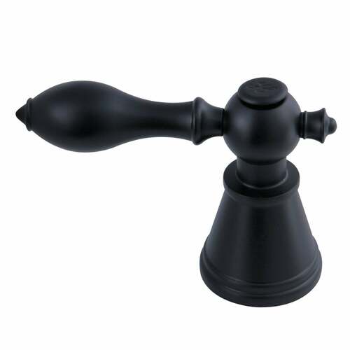 Kingston Brass FSCH1970ALH English Classic Matte Black Zinc Alloy Lever Handle (Hot Side)