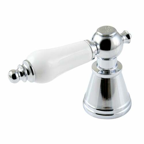 Kingston Brass FSCH1971PLH Polished Chrome Porcelain Lever Handle (Hot Side)