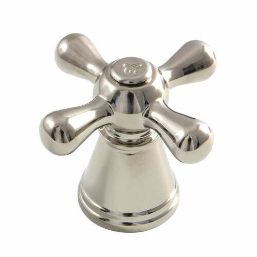 Kingston Brass FSCH1979AAXC Polished Nickel Metal Cross Handle (Cold Side)