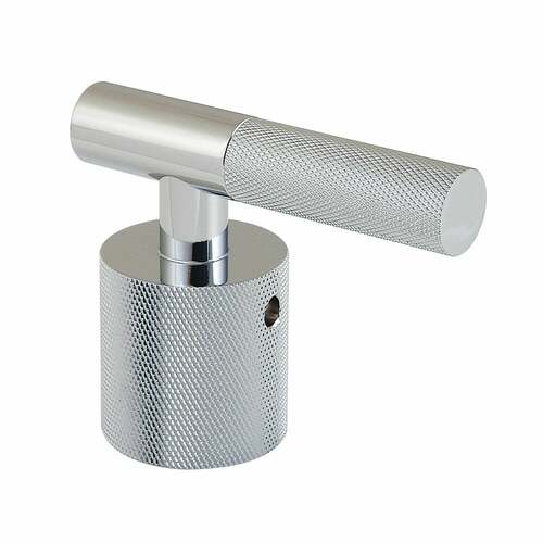 Kingston Brass FSCH8961KNL Convergent Brass Knurled Lever Handle - Polished Chrome
