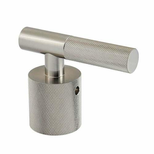 Kingston Brass FSCH8968KNL Brass Knurled Lever Handle, Brushed Nickel - Convergent