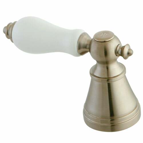 Kingston Brass FSH7618APLH Brushed Nickel Metal Lever Handle (Hot Side)