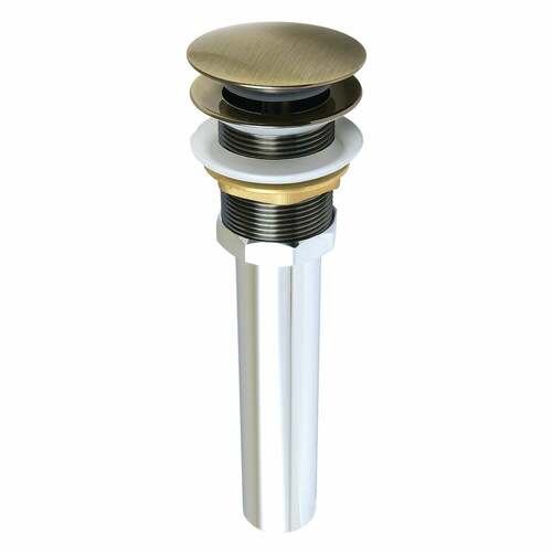 Kingston Brass GCL112AB Trimscape Antique Brass Pop-Up Drain for Cast Iron Utility Sink