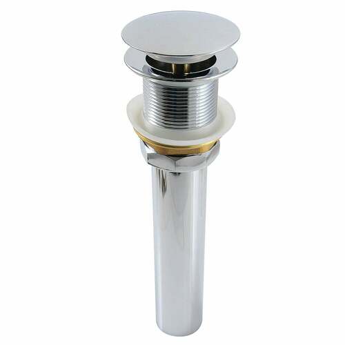Kingston Brass GCL112CP Trimscape Brass Pop-Up Drain for Cast Iron Sink, Polished Chrome